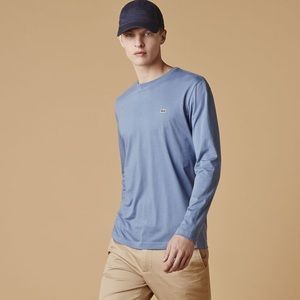 Lacoste Crew Neck Pima Long Sleeve T-shirt Size 6